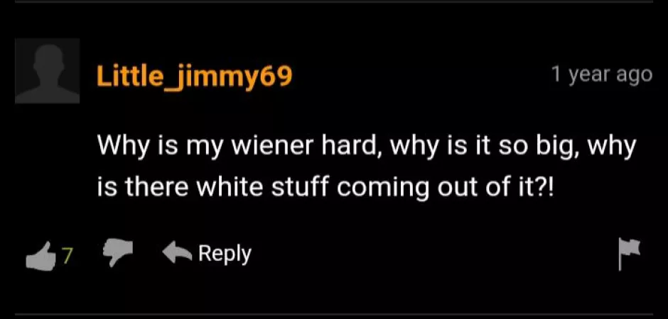 Little jimmy discovers something