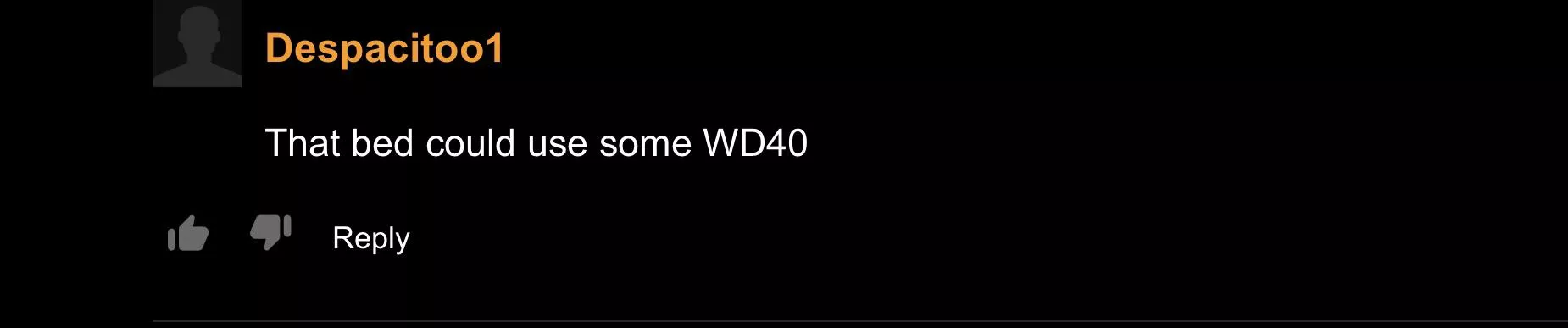 Little maintenance maybe?