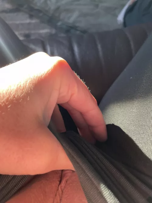 Little morning pussy flash