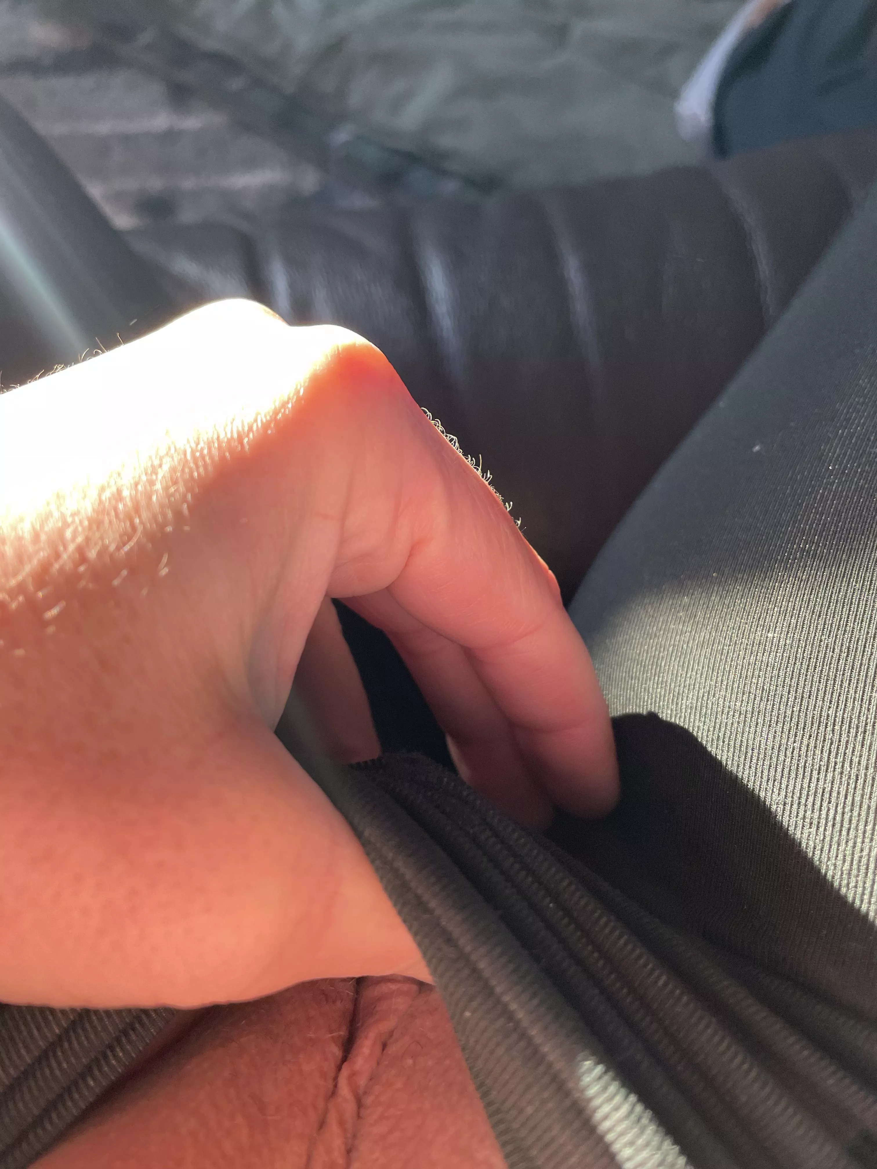 Little morning pussy flash