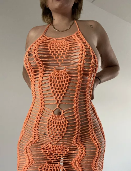 Little orange dress