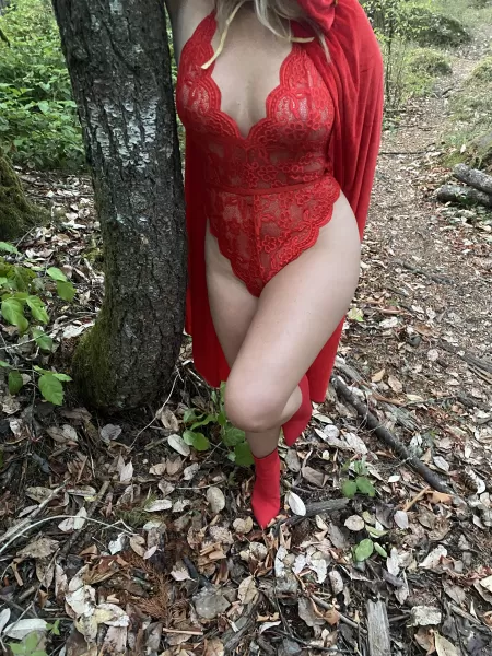 Little Red Riding Hood at your service π Little Red Riding Hood at your service π