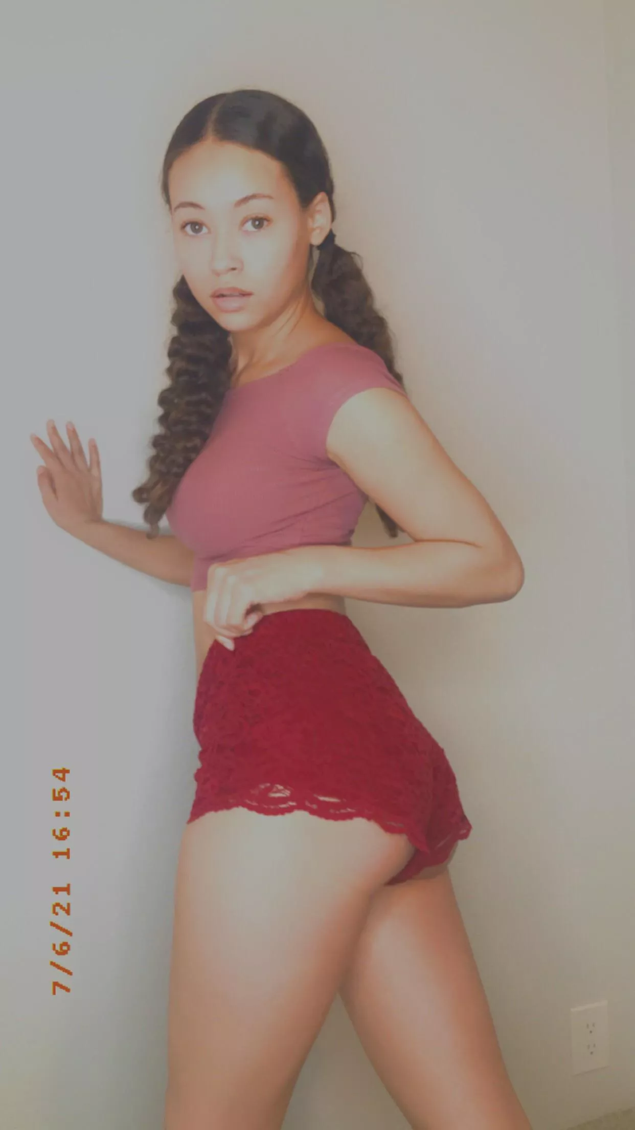 Little red shorts ❤️‍🔥