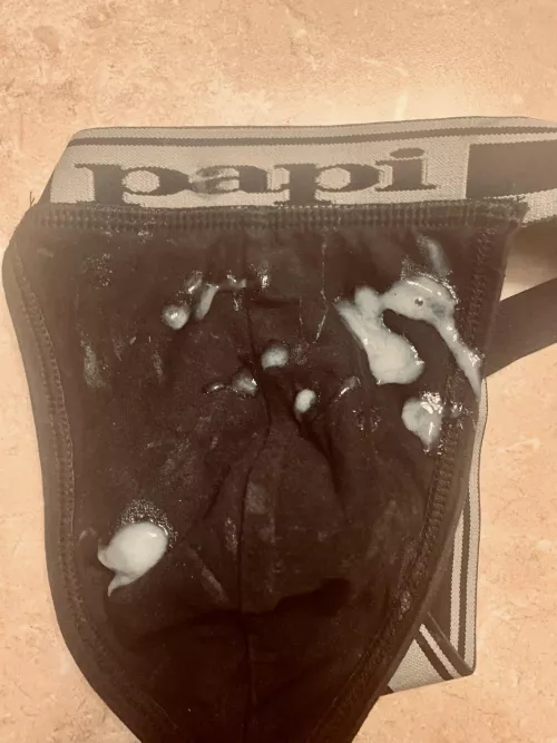 Loading up my workout jock.