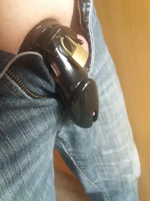 Locked him up for more pleasure 😁