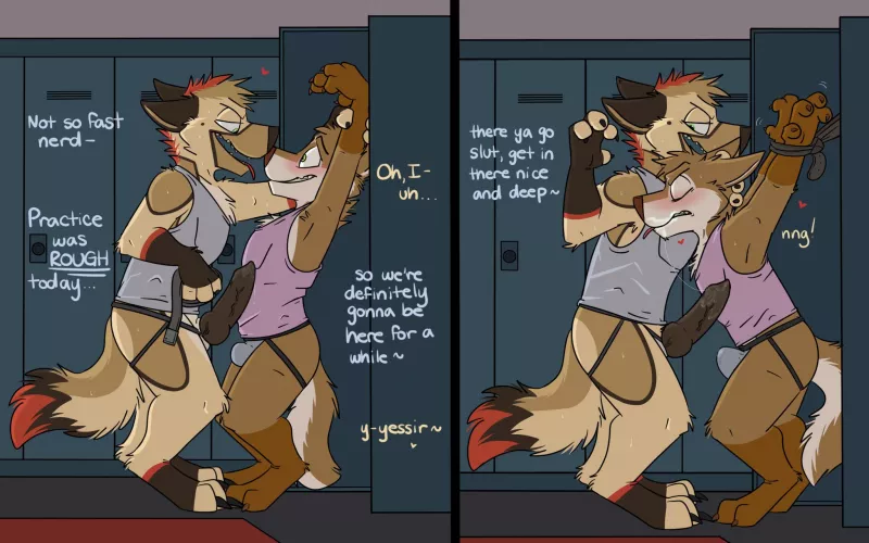 Locker Room Bullying (robbie_draws) Locker Room Bullying (robbie_draws)