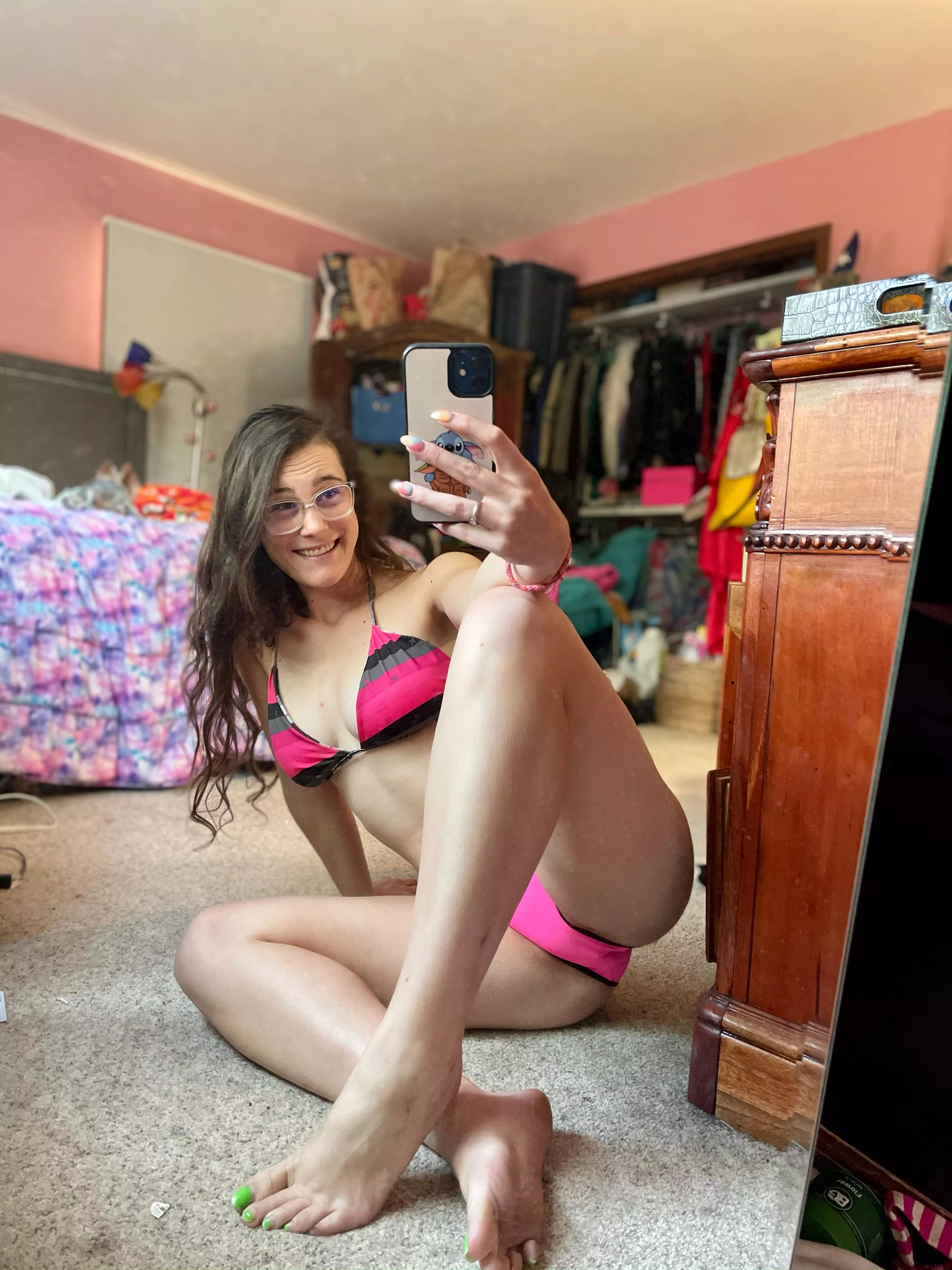 Long ass legs on a bikini-clad beauty Long ass legs on a bikini-clad beauty