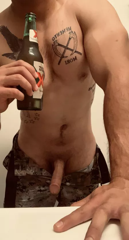 Long day. Beer and nut much needed Long day. Beer and nut much needed