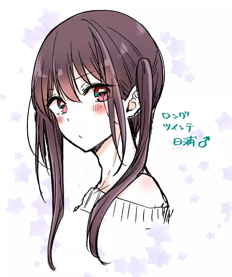 Long hair Hiura is too cute ♥