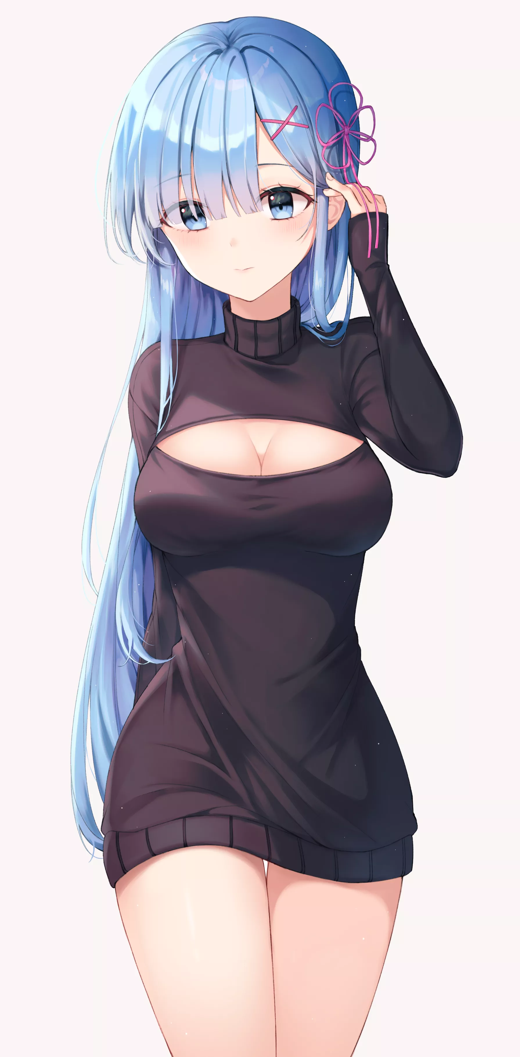 Long haired Rem Long haired Rem