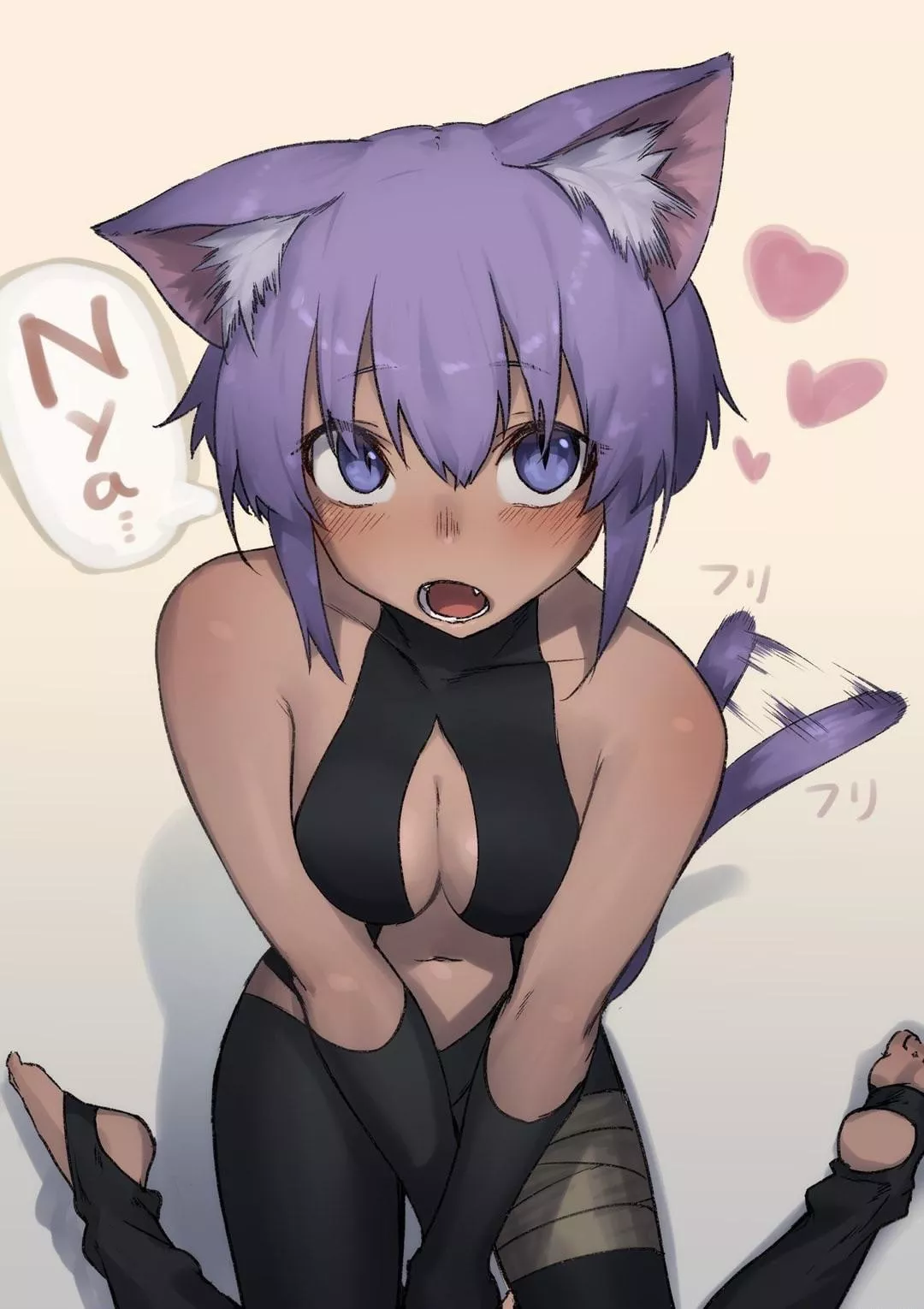 Look at her tail go Look at her tail go
