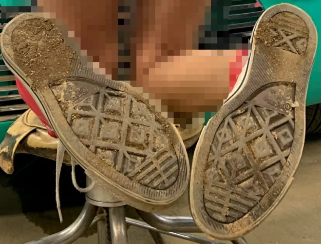 Look, sissy loser! A woman needs you for once. Get that faggot tongue out!