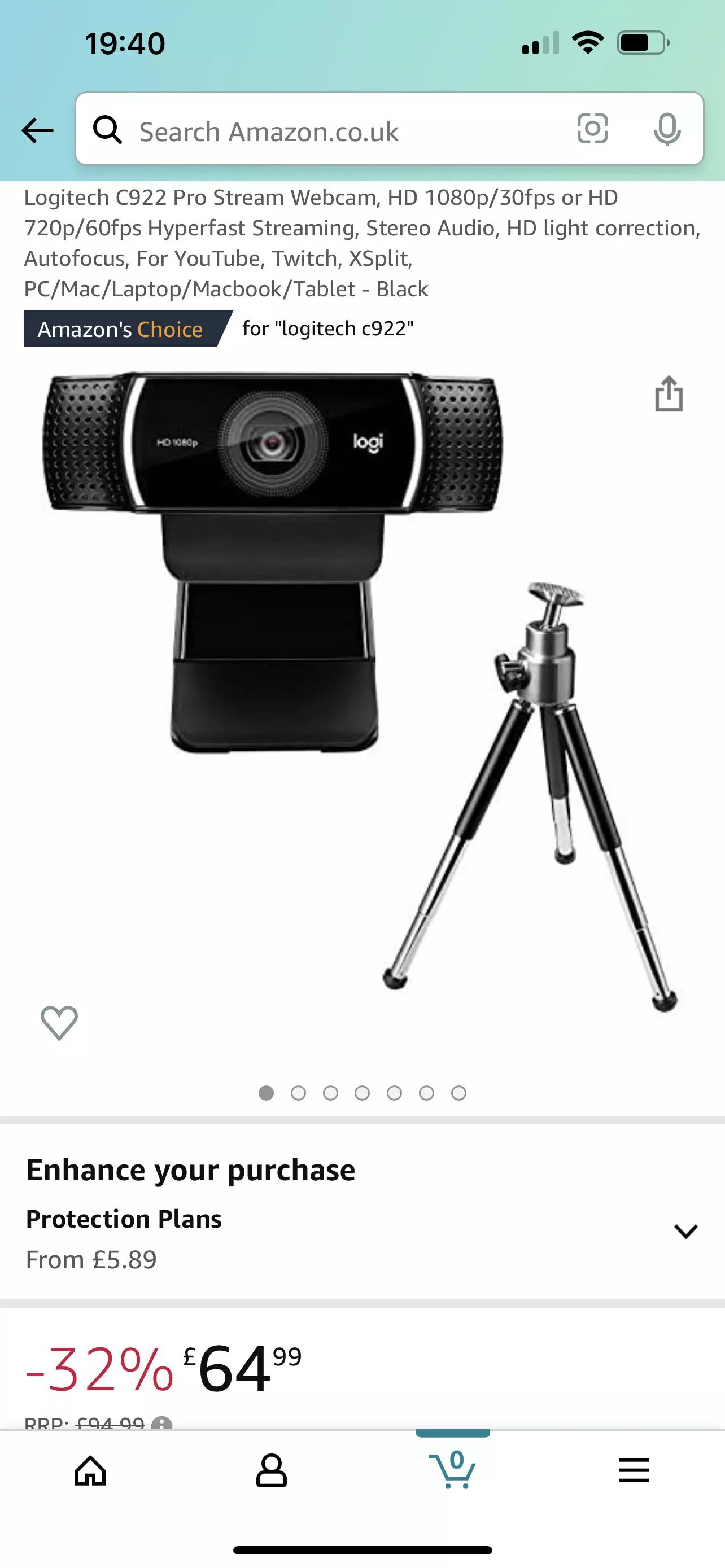 Looking at upgrading my stream camera. Does anyone have any experience/opinions on this Logitech one?