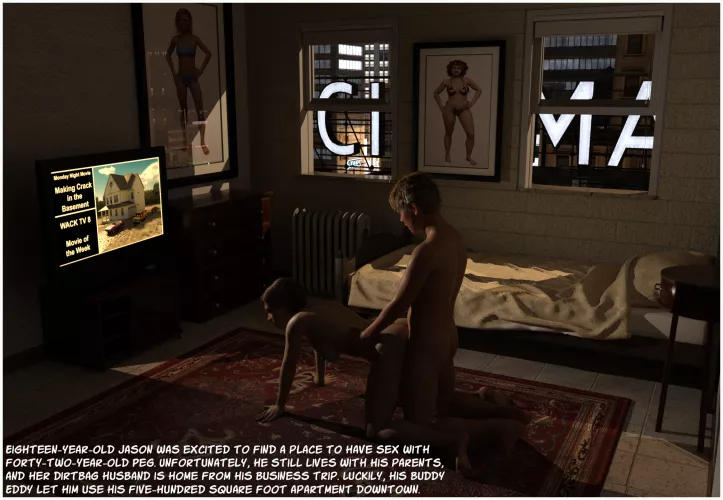 Looking for a place to hook up (Susanna A. Erotica) [Peg Series]