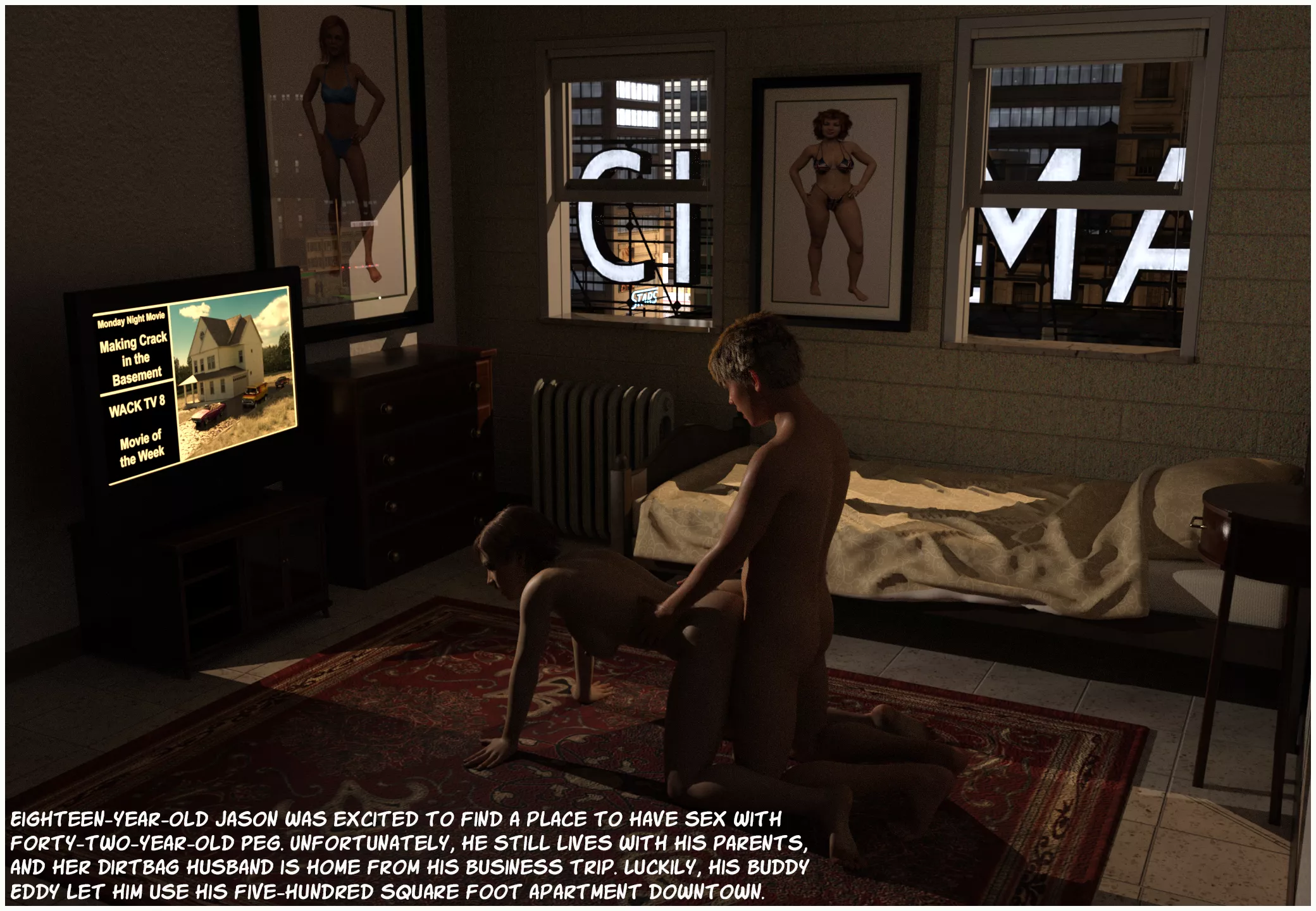 Looking for a place to hook up (Susanna A. Erotica) [Peg Series]