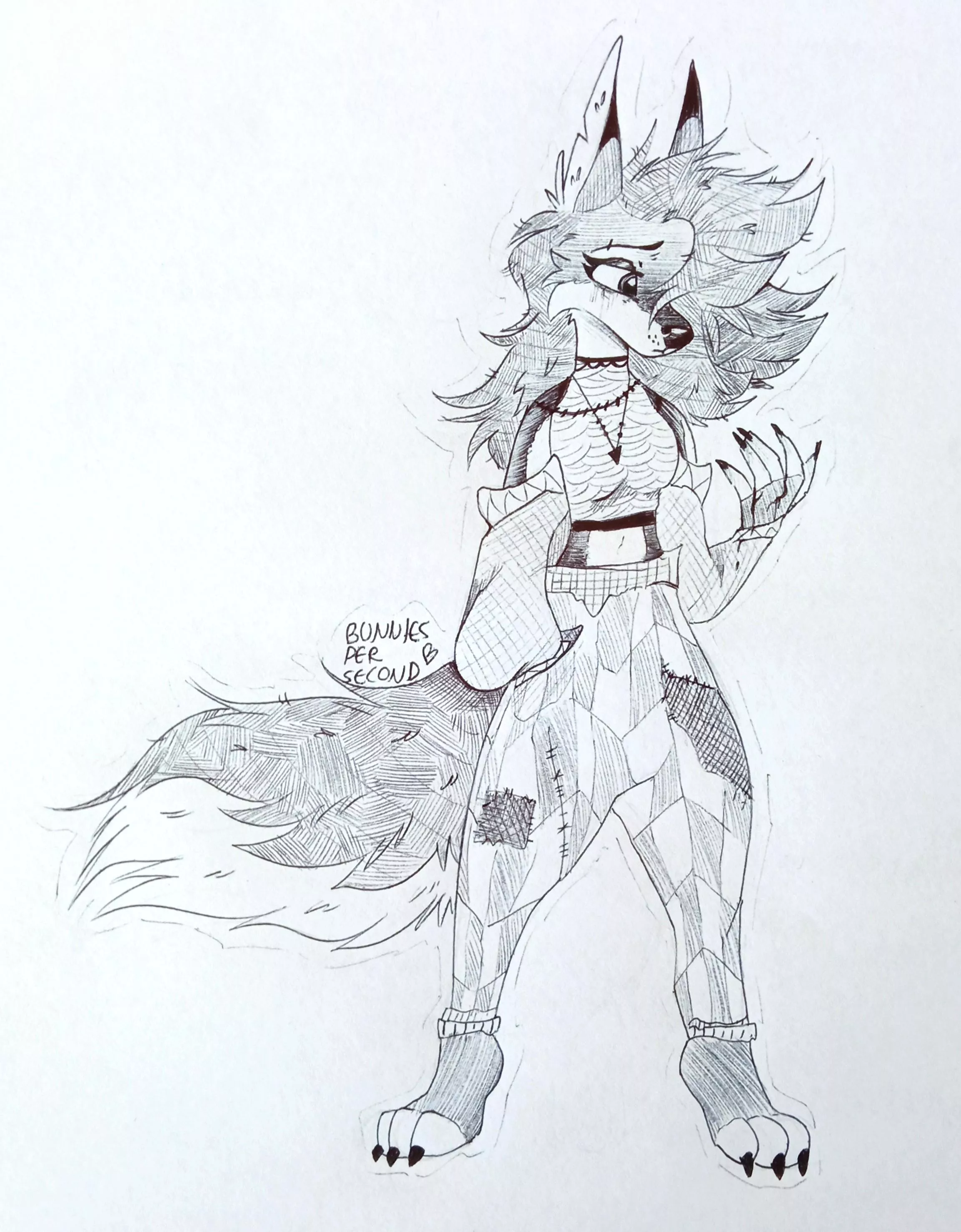 looks like someone cut their hand on accident. (art by me)