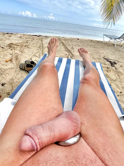 Lose the tan lines at the beach.