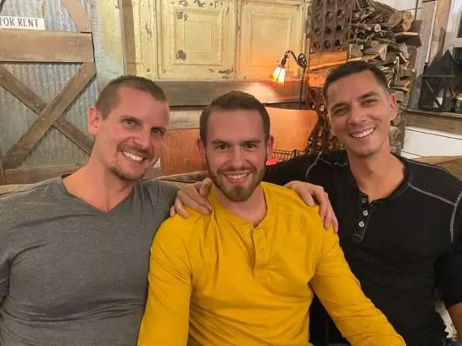 Love Christmas parties! Our first holiday season together.