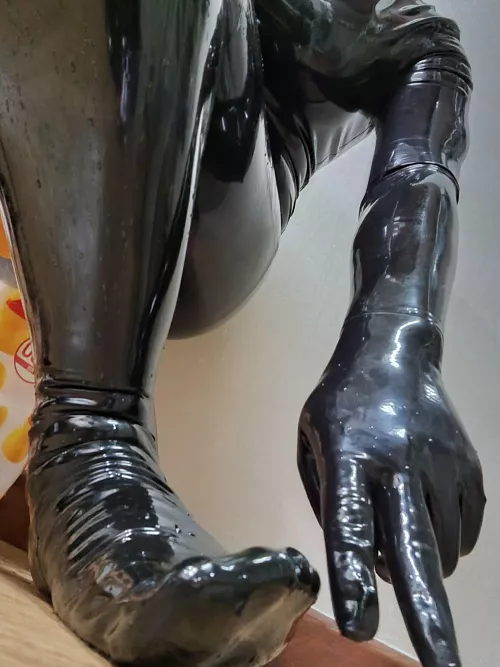 Love fully covered latex suits