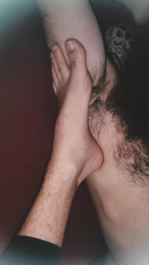 Love his foot massages