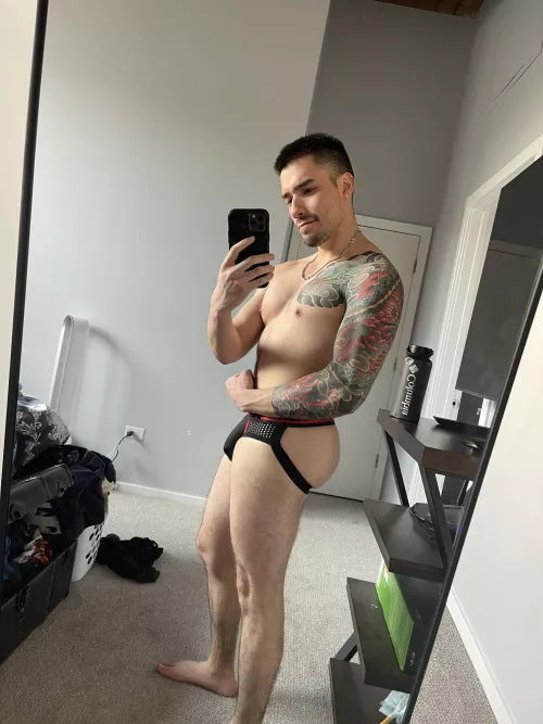 Love how this jockstrap makes my butt look