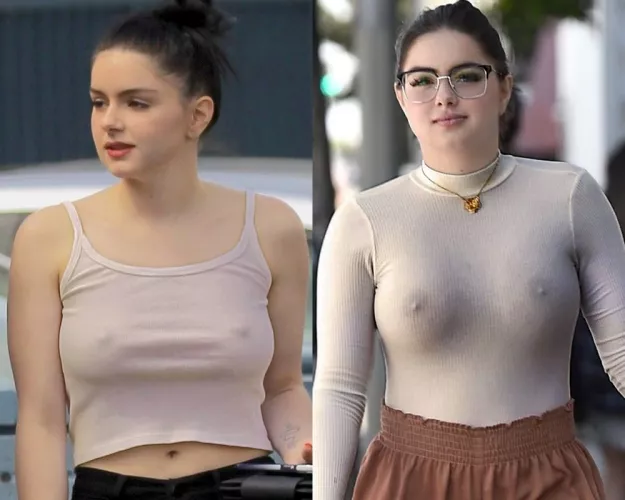 Love it when Ariel Winter goes braless! She really loves her nipples! Love it when Ariel Winter goes braless! She really loves her nipples!