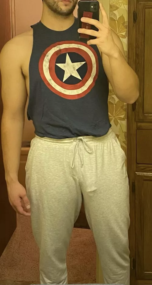 Love my gray sweatpants