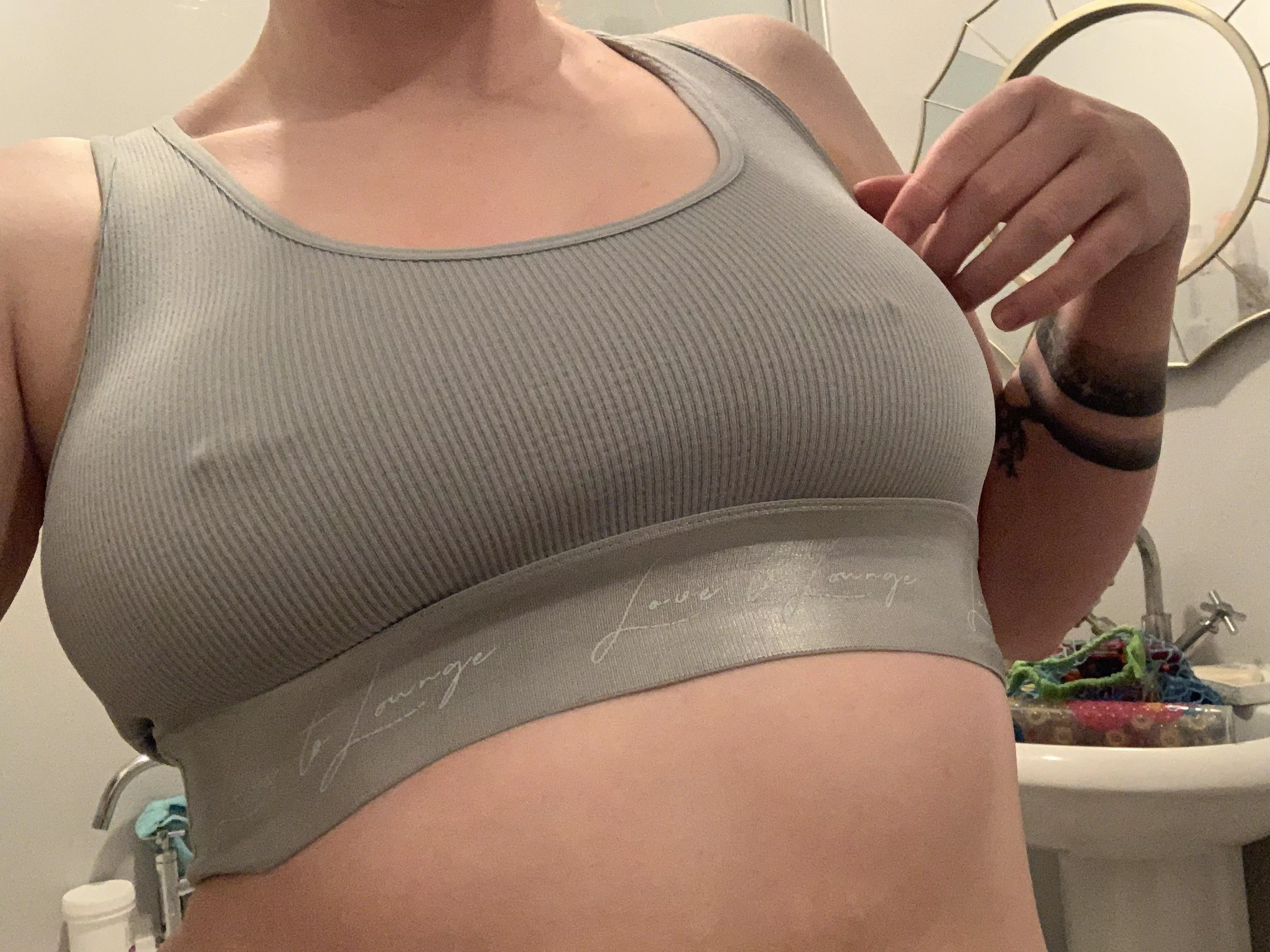 Love seeing my piercings show through Love seeing my piercings show through