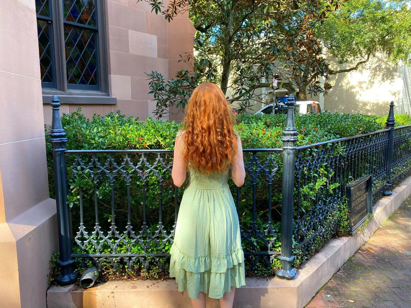 Love the contrast between my hair & my dress Love the contrast between my hair & my dress