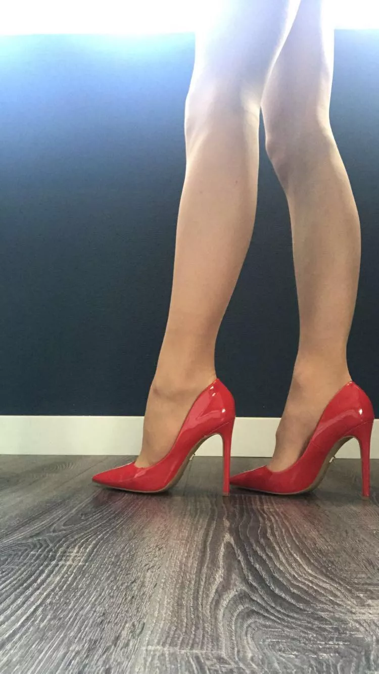 Love the red heels Love the red heels
