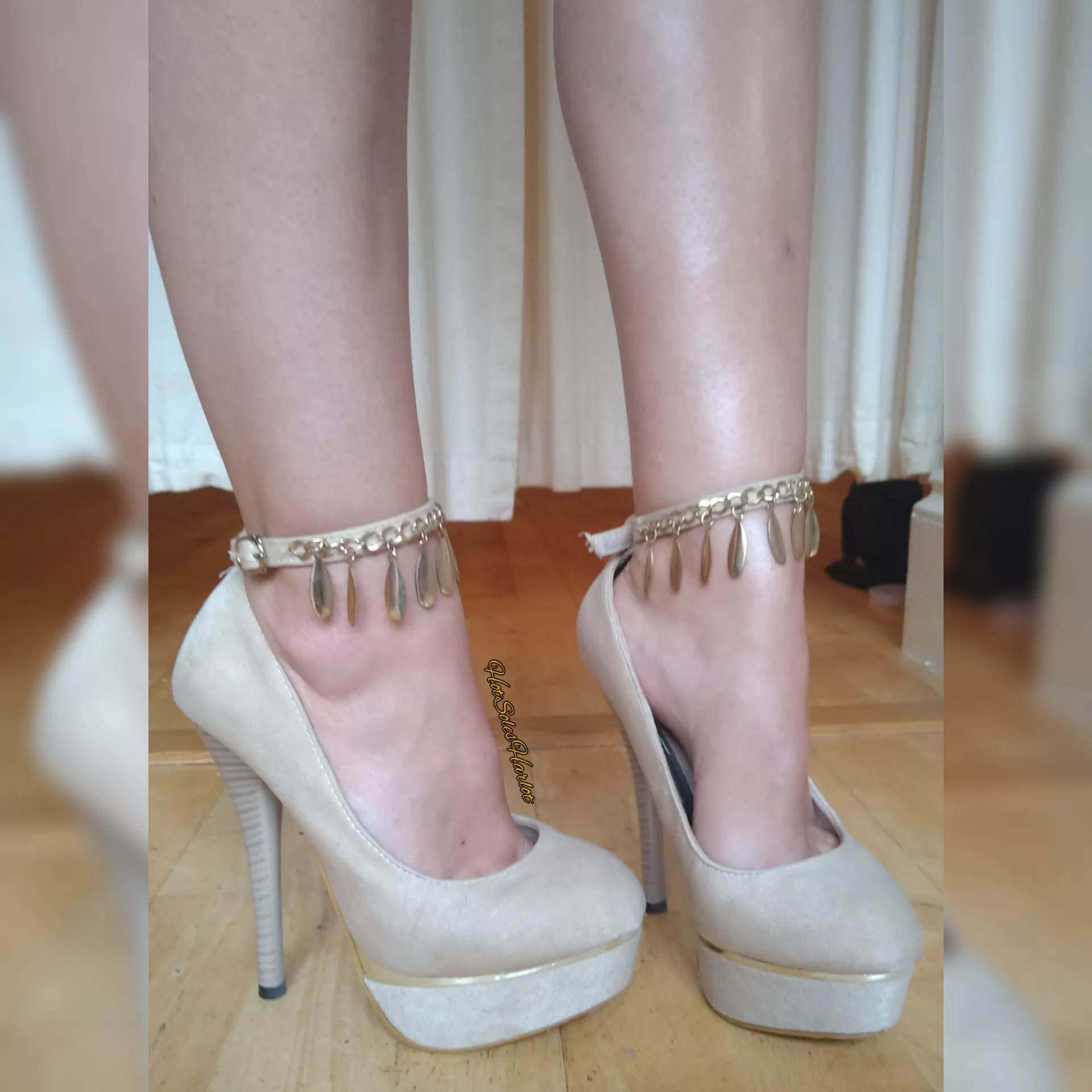 Love these ankle straps... Love these ankle straps...