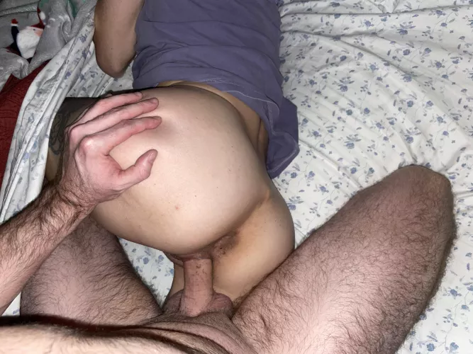 Love this position and view [mf] just an average couple