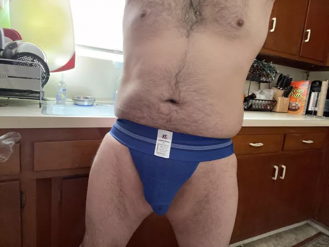 Love wearing a jockstrap