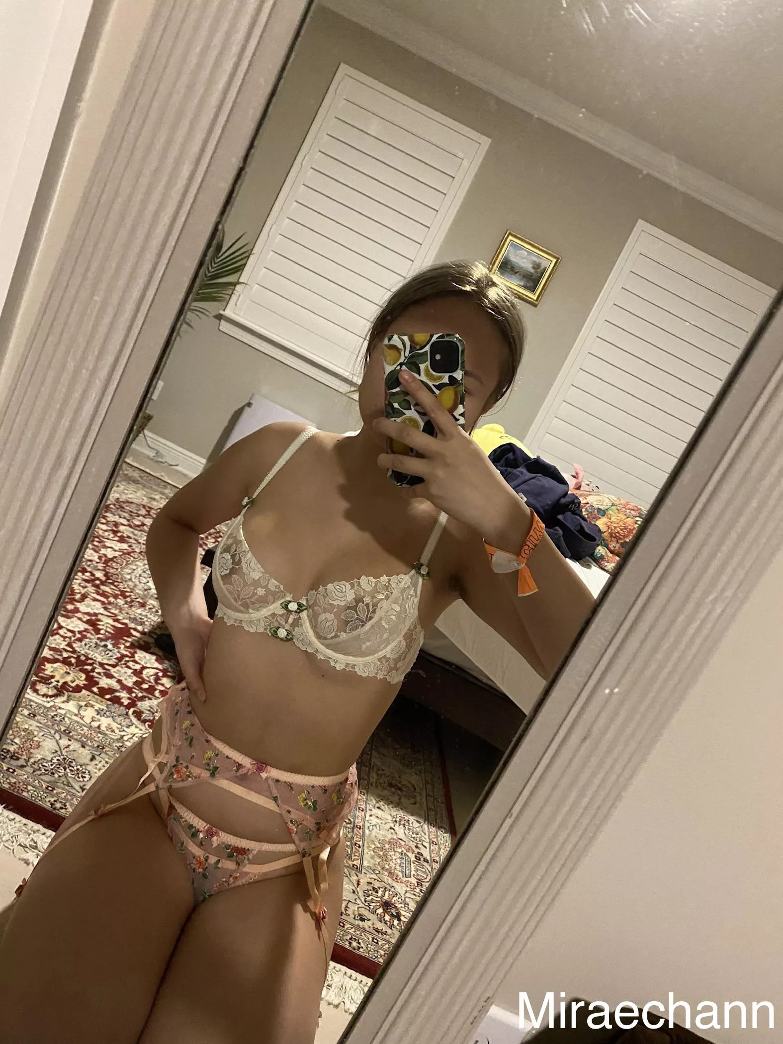 Love wearing lingerie to lab 😈