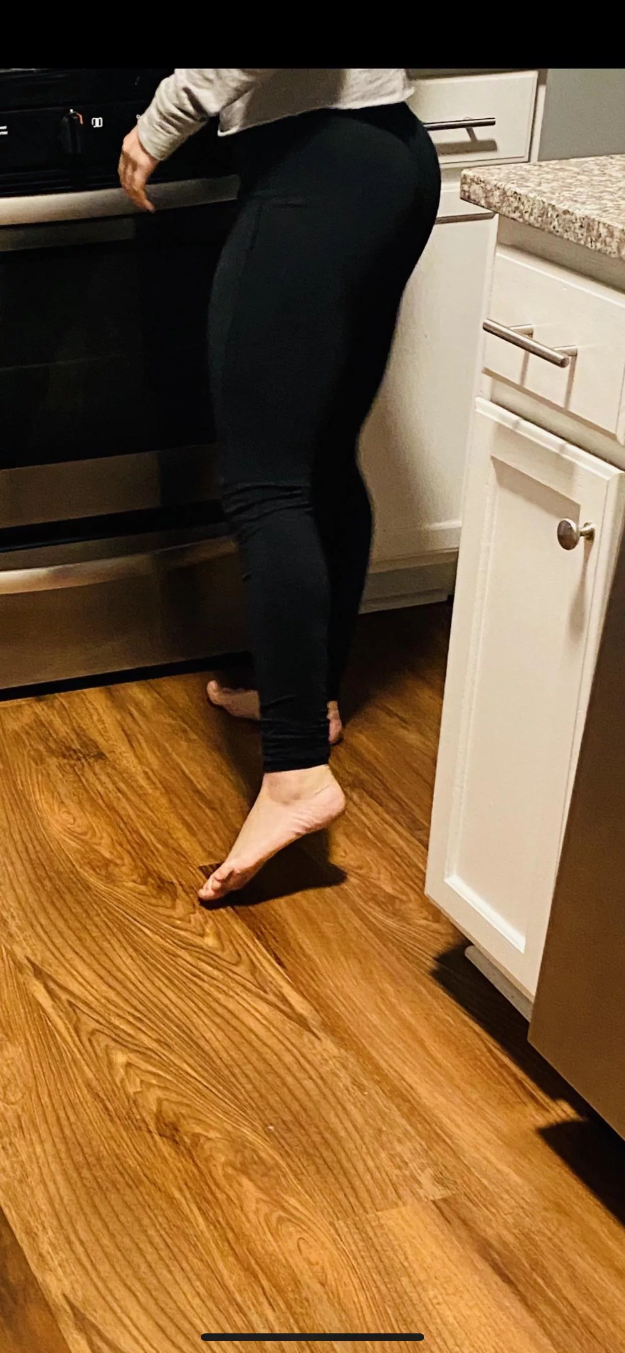 Love when she walks around in leggings