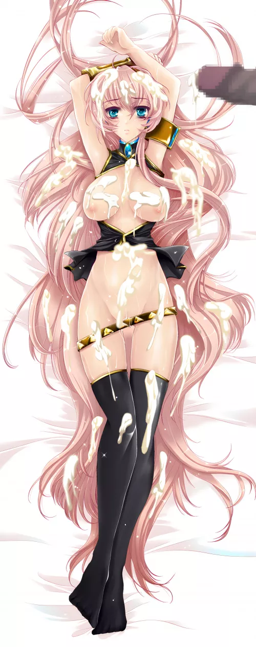 [Luka] Thick cum over majestic long hair...
