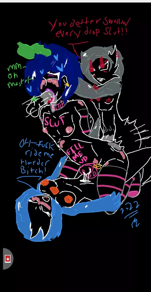 Luna & her sisters turning Lucus into a sissy. (I made thi)