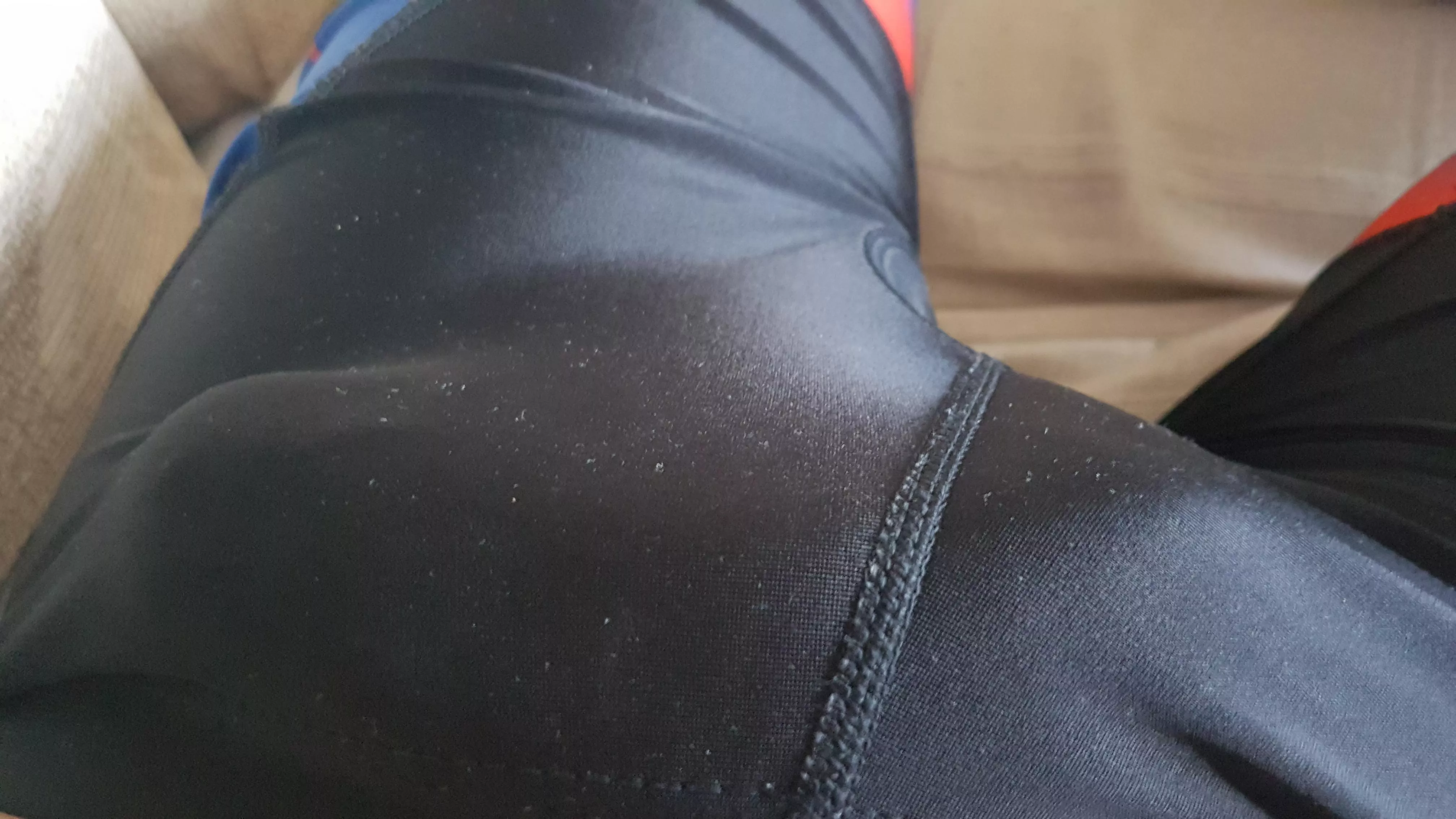 Lycra. Getting stiffer, who wants to see it uncovered? Lycra. Getting stiffer, who wants to see it uncovered?