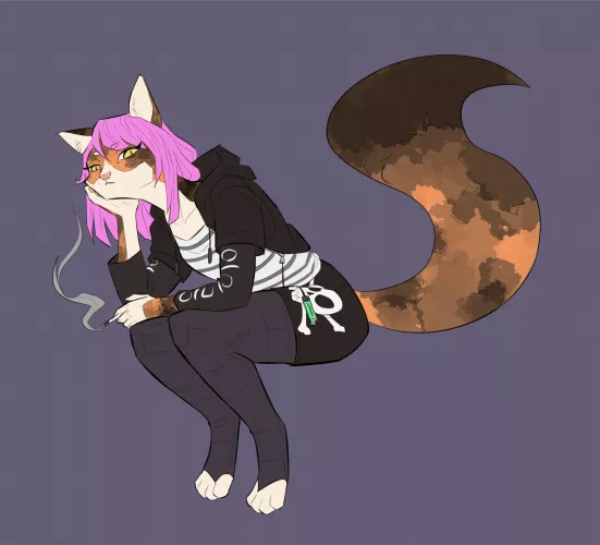 Lyss is not a big fan of being touched (@Cosipurple)