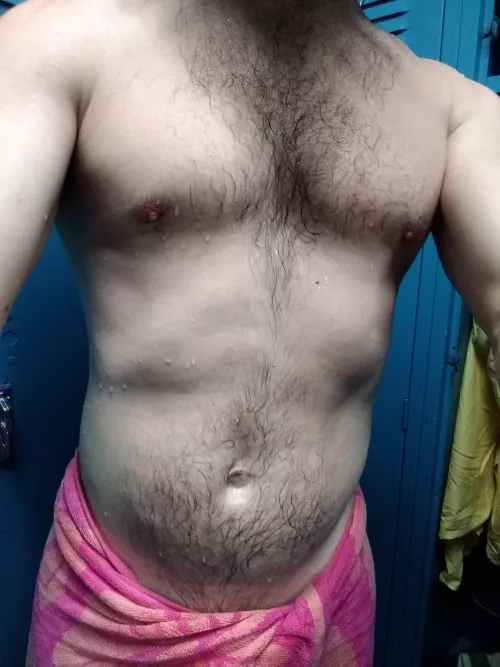 [m] 50 Just out of the pool. Trying to get back in shape.