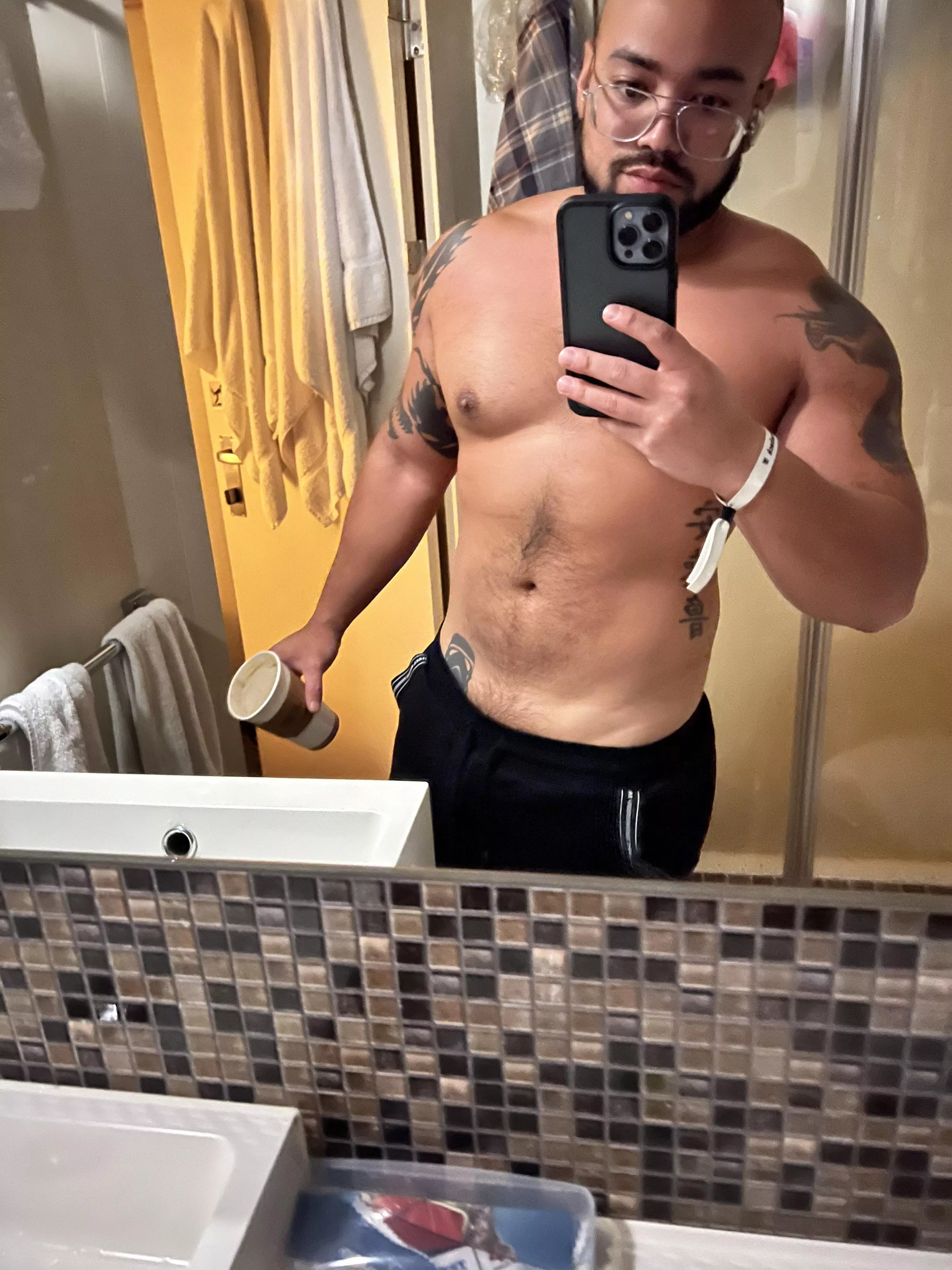 [M] after my last workout on vacation.