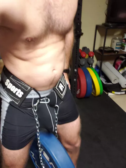 [M] Not shown... the triceps I'm actually working out