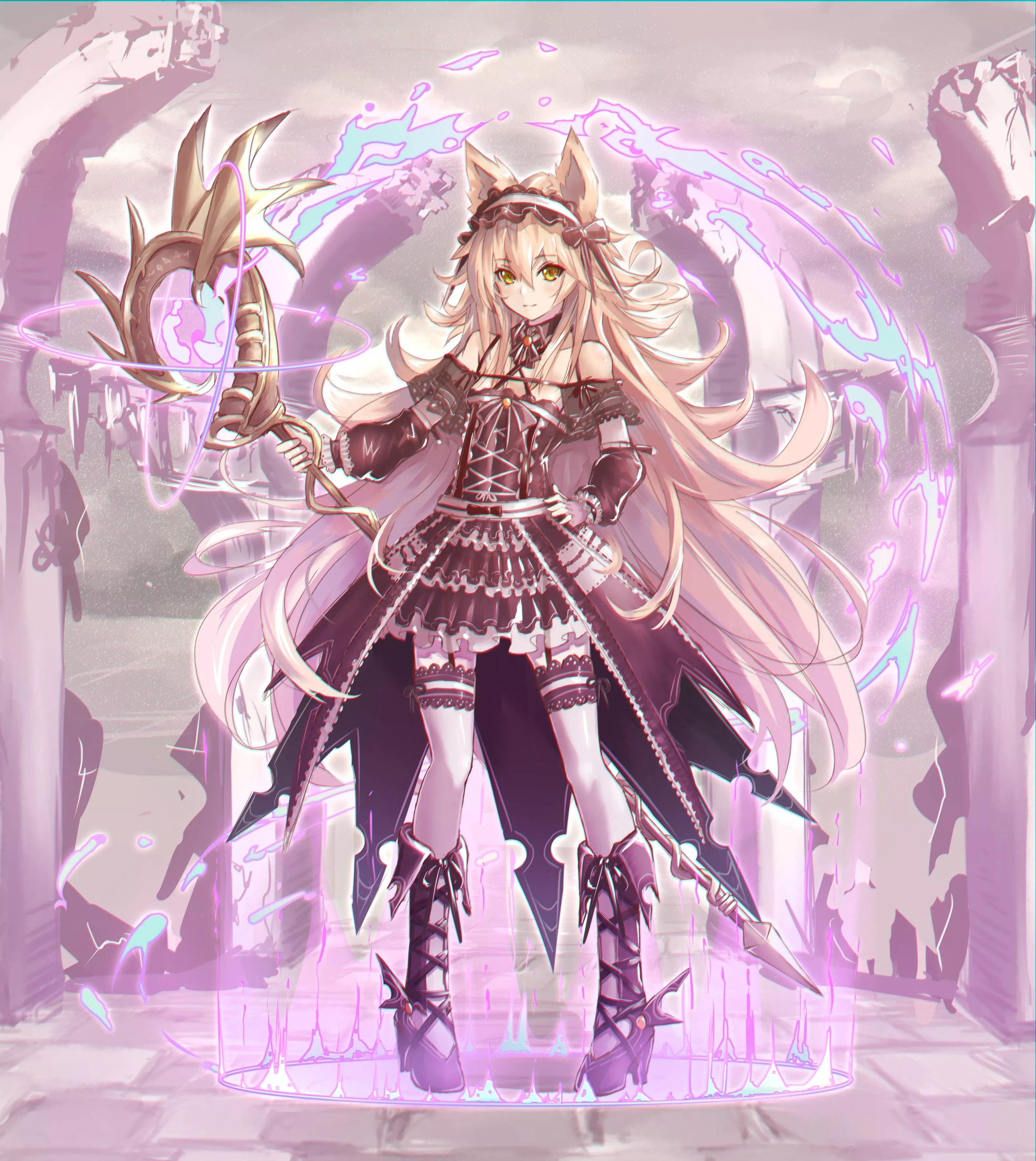 Magic foxgirl Magic foxgirl