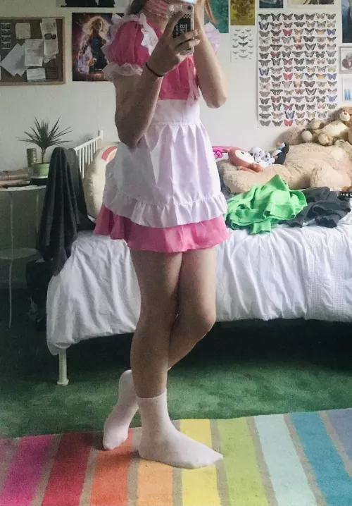 maid dress acquired :3 maid dress acquired :3