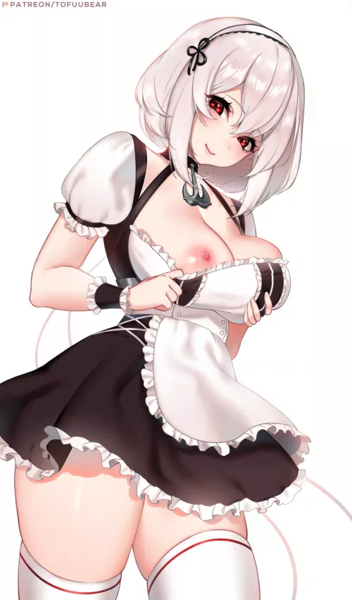 Maids don't wear bras Maids don't wear bras