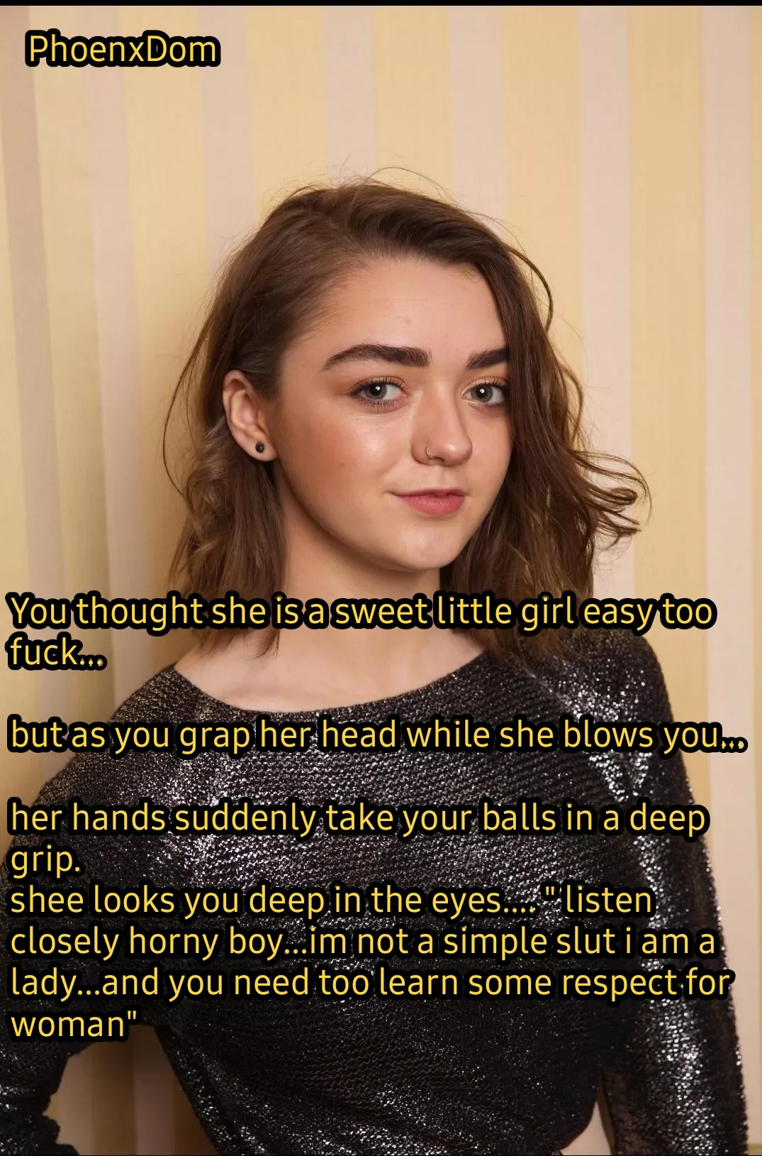 Maisie maybe petite but she will teach you a lesson. Maisie maybe petite but she will teach you a lesson.