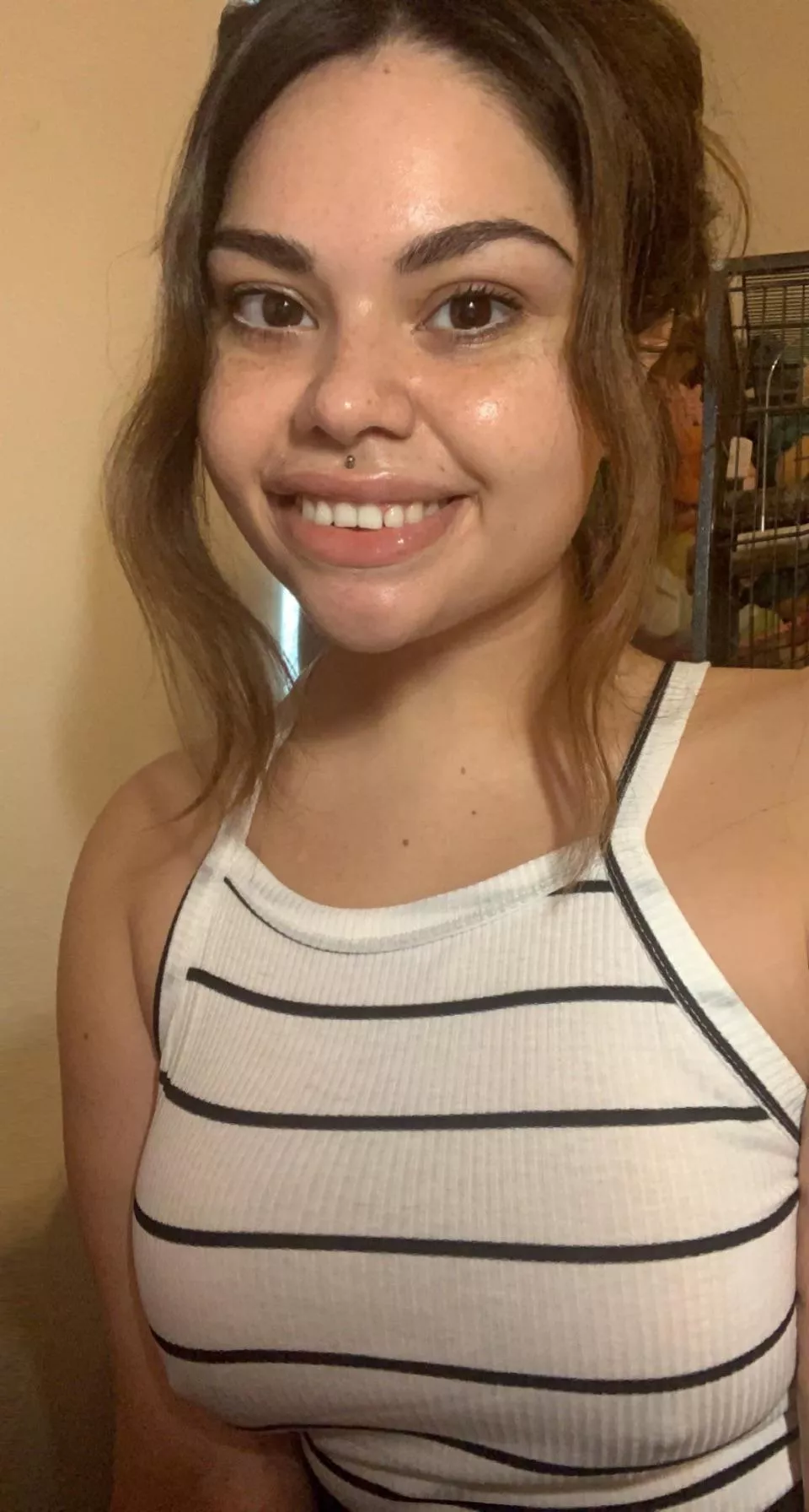 Makeup & bra free. My favorite state of being.