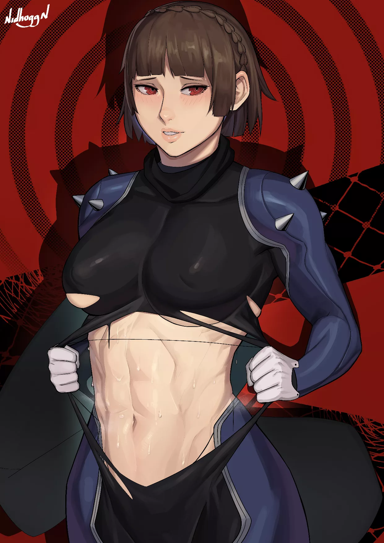 Makoto Torn Suit (Nidhoggn) [Persona]