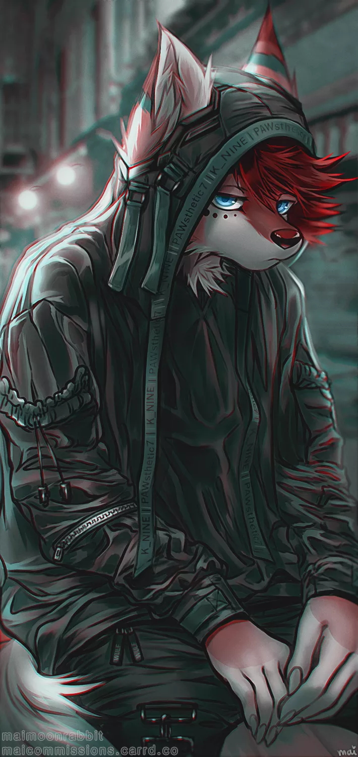 Maned Wolf Furry Porn - maned wolf in techwear (YCH by me @maimoonrabbit) nudes : furry | NUDE-PICS .ORG