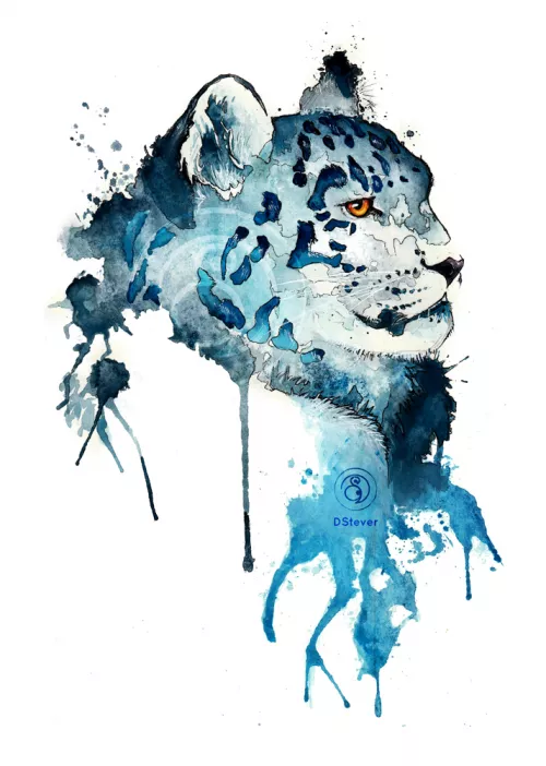 Marbelous~ (Watercolor-Portrait by DStever)